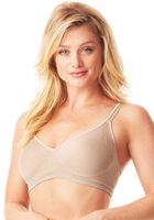 Warner's Women's Easy Does It No Bulge Wire-Free Bra, Toasted Almond, XL