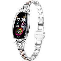 MBHB Female's Smart Watch, Exquisite Fitness Tracker, Blood Pressure/Heart Rate/Sleep Monitor for Women, Silver
