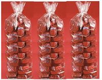 Cakesupplyshop Packaged 8 X 3 X 15" Expandable Clear Cello Bag -25pack Bags Only