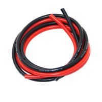 BNTECHGO 10 Gauge Silicone Wire 5 ft red and 5 ft Black Flexible 10 AWG Stranded Copper Wire