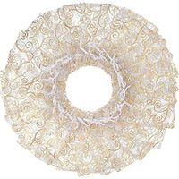 200 Pack Sheer Organza Bags Drawstring Organza Pouches Gold Swirl Design Organza Bags Wedding Party Favor Organza Bags