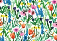 Wrap Country Floral Rolled Gift Wrap Paper (2) 2 Sheets 19.5 in x 27.5 in