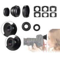 Walmeck 1.51X Fixed Focus Viewfinder Eyepiece Eyecup Magnifier for Canon Nikon Sony Pentax Olympus Fujifilm Samsung Sigma Minoltaz DSLR Camera w/ 2 Eyepatch