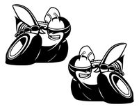 UR Impressions MBlk 2.6in. LF-RF Scat Pack Bee 2-Pack Decal Vinyl Sticker Graphics for Cars Trucks SUV Vans Walls Windows Laptop|Matte Black|2.6 Inch|URI637-MB