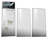 LightDims White Dims Dimming/Softening Sheets for Harsh LED Lights Medium Size (2 Sheets) Neutral Color Retail Packaging