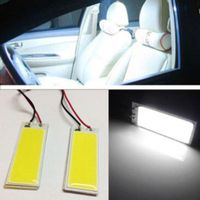 2pcs Car Interior Panel Lamp Baomabao 12V Xenon HID White 36 COB LED Dome Map Light Bulb