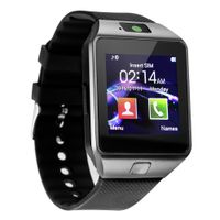Sazooy Smart Watch DZ09 Bluetooth Smartwatch Touchscreen Sport Wrist Watch Fitness Tracker Pedometer with SIM SD Card Slot Camera Compatible Samsung Android iOS iPhone for Women Men Kids (Black)