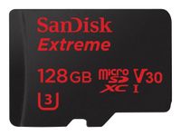 SanDisk Extreme microSDHC UHS-I 128GB Memory Card with Adapter