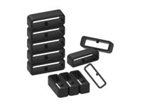 Replacement Secure Rings Compatible with Garmin Forerunner 220 235 230 620 630 735XT Bands(Pack of 10) Silicone Connector Keepers Fastener Ring Holders Loop for Forerunner 220 235 230 735XT Smartwatch