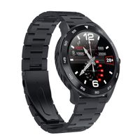 S5 Smart Watch for Mens Sports Smartwatch with Bluetooth Calling Music Control & ECG PPG Heart Rate Blood Pressure Oxygen SpO2 Monitor Fitness Activity Tracking Touch Screen IP68 Waterproof (Black)