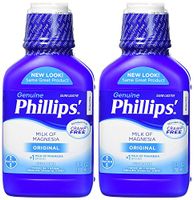 Phillips' Milk of Magnesia Laxative (Original, 26-Fluid-Ounce Bottle, Pack of 2)