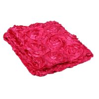 Newborn Boy Girl Fashion Newborn Baby Photography Props Boy Girl 3D Rose Flower Backdrop Blanket Rug (Rose red)