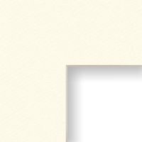 Craig Frames B251 22x28-Inch Mat, Single Opening for 20x24-Inch Image, Antique White with Cream Core