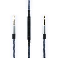 NewFantasia 3.5mm to 3.5mm Male Audio Cable Compatible with Skullcandy Hesh, Hesh 2, Hesh3, Crusher, Grind Headphones, Remote Volume Control Mic Compatible with iPhone iPod Apple Devices