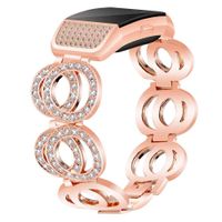 Nigaee For Fitbit Charge 2 Bands Small Large, Stainless Steel Fitbit Bands Charge 2 Fitbit Charge 2 Replacement Band Fitbit Charge 2 Wristband Fit bit Charge 2 Bands For Women Men Bangle 4 Rose Gold