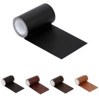 Leather Repair Tape Patch Leather Adhesive for Sofas, Car Seats, Handbags, Jackets,First Aid Patch 2.4X19 (inches) Black