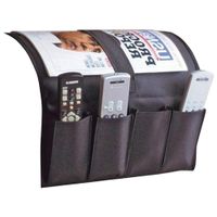 Atlantic Remote Caddy Washable Durable - 12 inch Wide, 36 inch Long, Holds 4 Remotes and More PN96635642