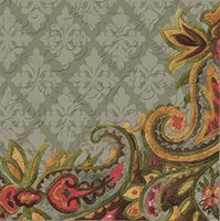 Vintage Pineapple Paper Luncheon Napkin, Set of 20-7 x 1 x 7 Inches