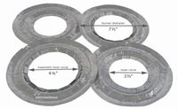 Durable Packaging Round Gas Disposable Foil Burner Bib #6000 (100)