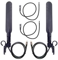 Dual MIMO AT&T Unite Explore AC815S Hotspot BLADE Antennas w/Laptop Clip