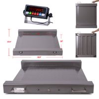 Drum Scale Wheel Chair Scale Barrel Scale Floor Scale 24" x 30" 1,000 lb or 2,000 lb Capacity