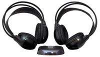 PYLE PLVWH6 Dual Wireless IR Mobile Video Stereo Headphones with Transmitter