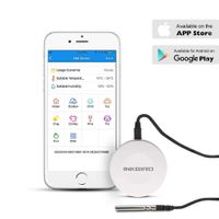 Inkbird Wireless Thermometer Hygrometer for Baby rooms Fridge Mason Jar Cigar Indoor Outdoor IBS-TH1
