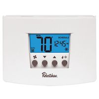 Robertshaw RS4110 Heat Pump/Single Stage 1 Heat/1 Cool Digital Non-Programmable Thermostat