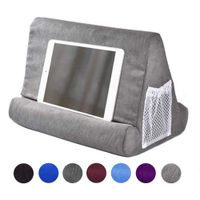 Futureshine Tablet Pillow Tablet Stand Pillow Book Pillow Stand Small Multi Angle Soft Pillow Holder Triangle Tablet Stand Book Couch Pillow Stand