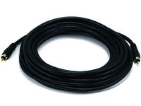 Monoprice 25ft Coaxial Audio/Video RCA Cable M/M RG59U 75ohm (for S/PDIF, Digital Coax, Subwoofer & Composite Video)