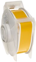 Brady 76621 GlobalMark 100' Length x 1.125" Width, B-569 Hi-Performance Polyester, Yellow Tape