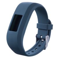 HYWRDYB Colorful Replacement Bands for Garmin Vivofit JR/Vivofit 3,Soft Silicone Straps Wristbands for Kids with Secure Watch Buckle(fits 5.0~7.05 inch Wrists) (Slate)