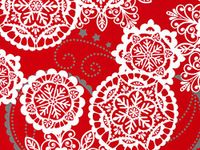 Lacy Snowflake Christmas Holiday Gift Wrap Paper - 15 Foot Roll