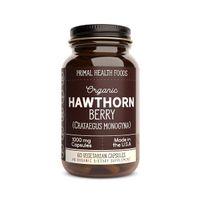 Primal Health Foods | Organic Hawthorn Berry | 1,000 mg Vegetarian Capsules