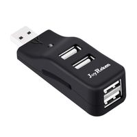 USB Hub, JoyReken 4-Port USB 2.0 Mini Portable Data Hub USB Splitter High Speed for MacBook, Mac Pro/Mini, iMac, XPS, Surface Pro, Notebook, PC, USB Flash Drives, Mobile HDD, and More
