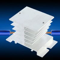 Relay, Solid State Relay Heat Dissipation Aluminum Heat Sink for Solid State Relay SSR Small Type Heat Dissipation