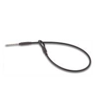 100 Security Lanyard Wire Loop To Pin Black For Mini Tag EAS Loss Prevention Antishoplifting Systems