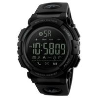 Multifunction Bluetooth Sport Smart Wristwatches, Farsler 50M Waterproof Calorie Track Pedometer Men's Digital Sport Watch，Remote Photograph Luminous Smart Wristwatch, Women's Sport Watches (Black)