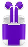 Vinyl Decal Sticker Protective Skin Compatible with Apple Airpods Gloss Purple