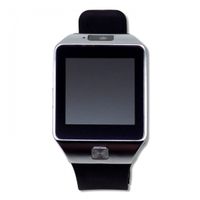 Veme Bluetooth Smart Watch with Touch Screen, Camera, Sim Card Support for iOS, Andriod Mobiles and iPhones (Black Strap/Silver Frame)