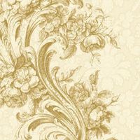 Embossed Lace Royal Elegant Paper Luncheon Napkins Baroque Style Gold 40pcs Christmas