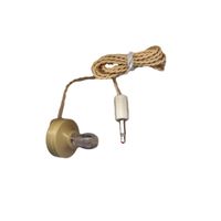Piezo Electric Crystal Earphone Sensitive High Impedance Ceramic Ear Piece 3.5mm for Transistor Radio/Crystal Radios DIY Electronics Projects 1/8 inch Audio Jack Connector Wire Piezoelectric Element