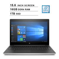2019 Newest HP ProBook 450 G5 15.6 Inch HD Laptop (Inter Core i5-7200U up to 3.1GHz, 16GB DDR4 RAM, 1TB SSD, Intel UHD Graphics 620, WiFi, Bluetooth, HD Webcam, Windows 10 Pro)