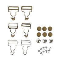 Overalls Buttoned Hooking Metal Buckles Gourd Buckles Suspenders Jeans Sub for DIY Art Sewing Clothing Craft
