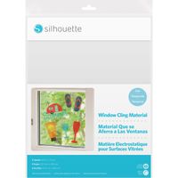 Silhouette of America Media CLR Printable Window Cling 8.5"X11" 5/Pkg Clear