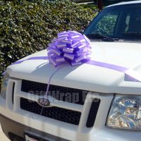 Large Car Bow, 16" Wide - Lavender, Christmas, Gift Basket, Presents, Spring, Decoration, Office, Classroom, Baby Shower, Birthday, Easter