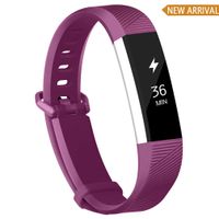 POY Compatible Bands Replacement for Fitbit Alta/Fitbit Alta HR, Adjustable Sport Wristbands for Women Men (Large)