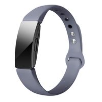 SWEES Silicone Bands Compatible with Fitbit Inspire & Inspire HR & Ace 2, Replacement Soft Thin Band Accessories Small Large for Women Men, Black, White, Blue, Pink, Gray, Wine