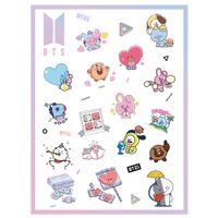 Hosston BTS Stickers, Kpop Bangtan Boys Vinyl Decal Cute Cartoon Stickers for Mobile Phone, MacBook, Car, Laptop, Windows, Water Bottles and DIY Scrapbooking Decoration(Style 30)