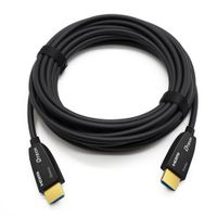 DTECH 25 Feet Fiber Optic HDMI Cable 4K 60Hz 18Gbps HDR 444 422 420 Sub-sampling High Speed in-Wall Rated (8 Meter, Black)